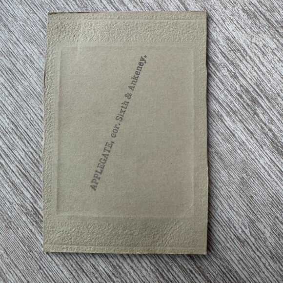 Antique Cabinet Card Photo 2 Women Portrait Applegate Studio Portland Oregon - Picture 2 of 4